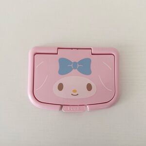 NWOT official sanrio my melody one touch stick on wipes lid